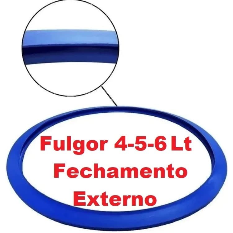 Borracha de silicone Panela de pressão 4,5 /5/6 LITROS universal C/ pique ORIGINAL P/ ROCHEDO