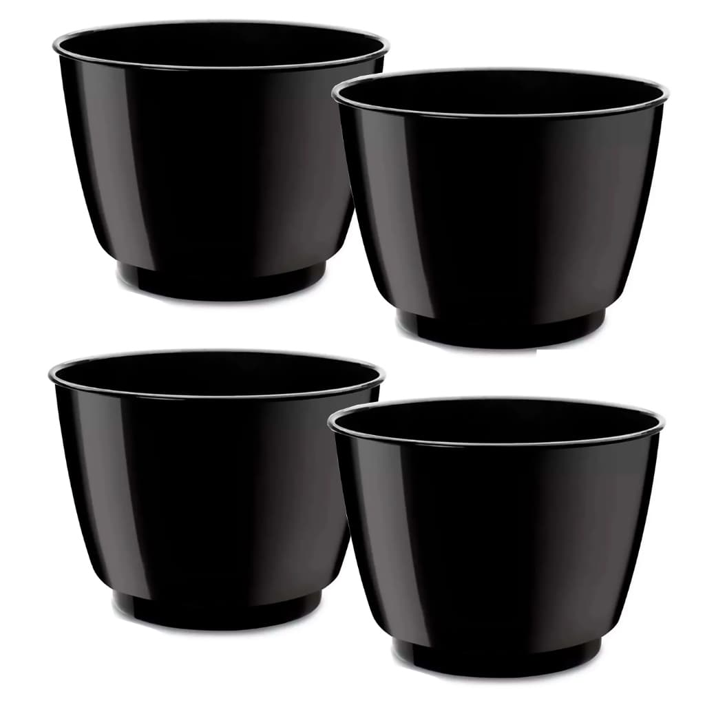 Tigela Batedeira Bolos Massa Lartec preta 1,5L Tigela Multiuso Kit até 5 Peças