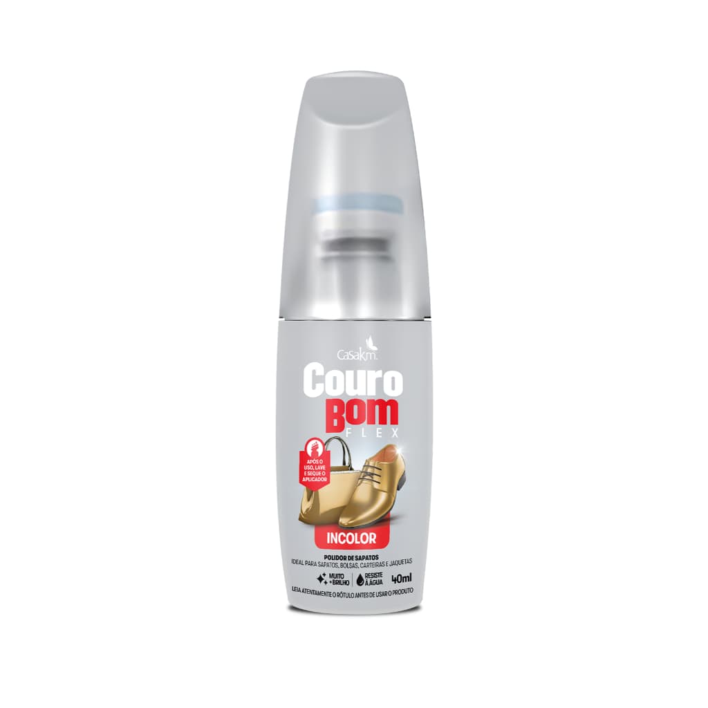 Couro Bom polidor de sapato liquido 40ml
