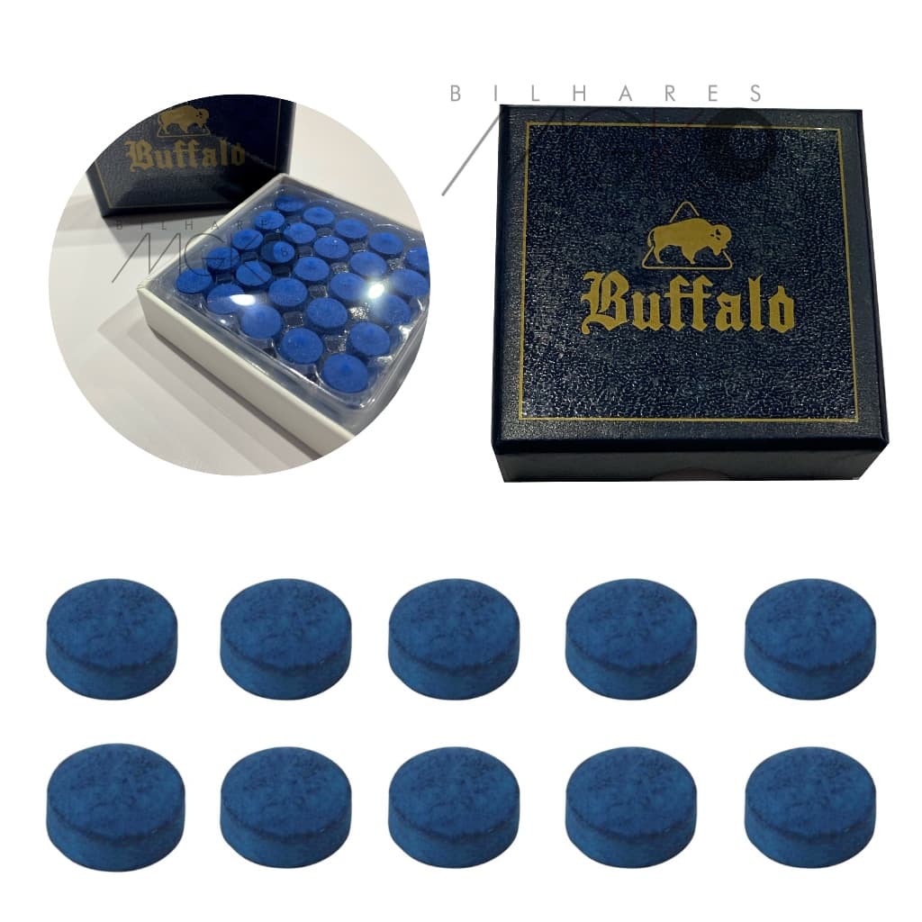 10 Solas Taco Sinuca Bilhar Buffalo 11mm Original