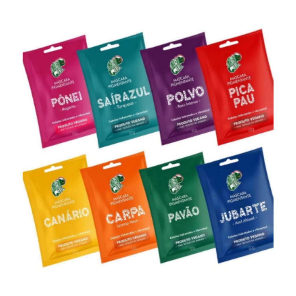 Kamaleão Color Máscara Tonalizante 60g Tinta Vegana Sachê