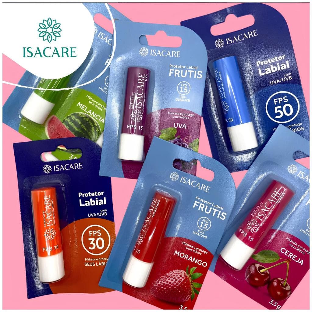 Protetor Labial FPS15/30/50 Isacare