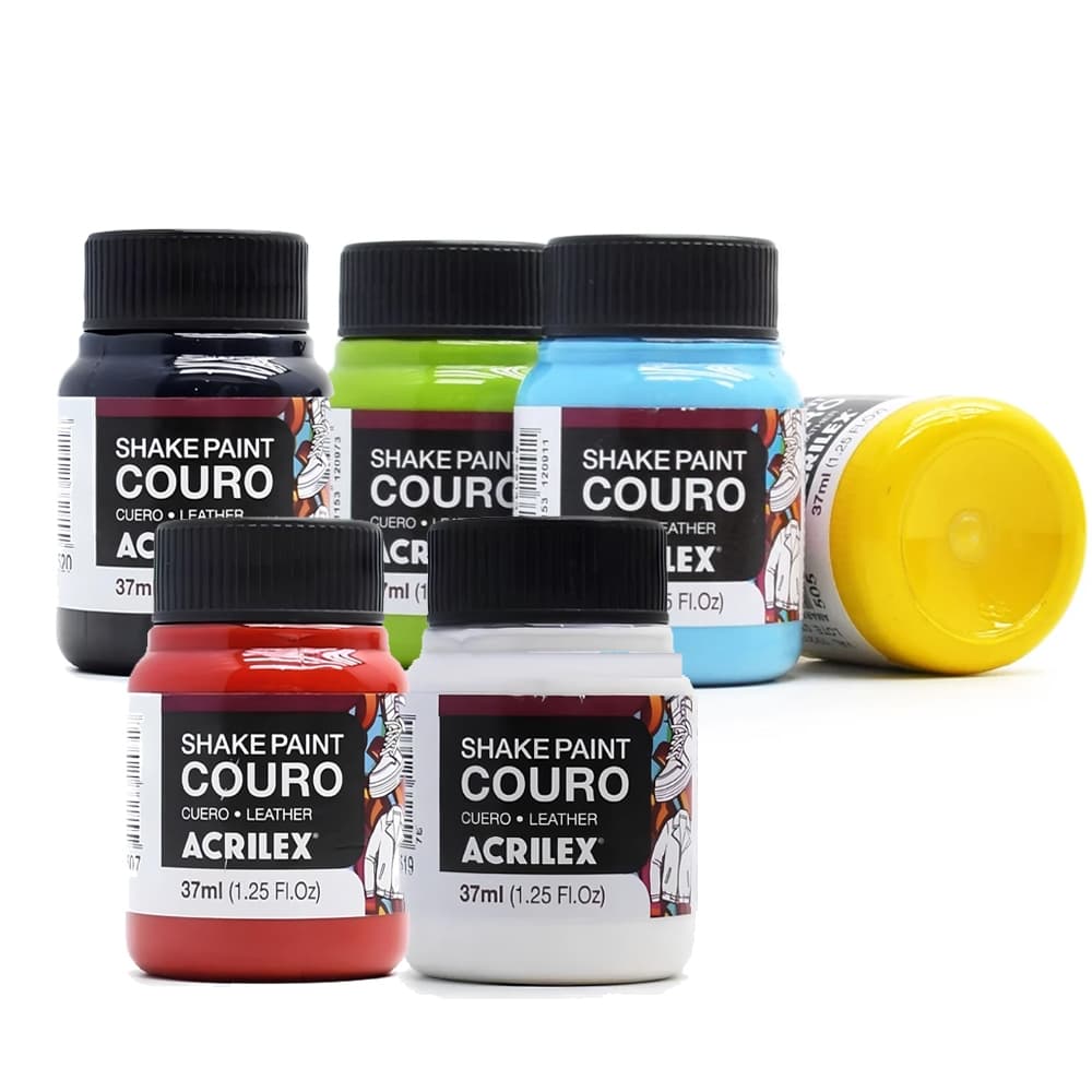Tinta Para Couro Shake Paint Fosca Acrilex - Escolha a Cor