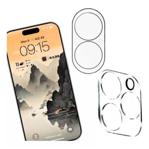 Película Protetora de Lente Para iPhone 16/ 16 Pro/ 16 Plus/ 16 Pro Max