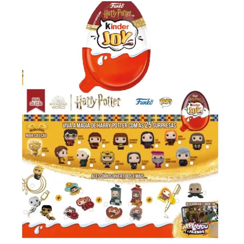 Brindes Kinder ovo/joy Harry Potter Quadribol importado