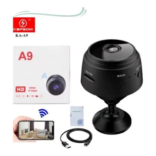 Camera Mini Magnetica Aplicativo Visão Noturna A9