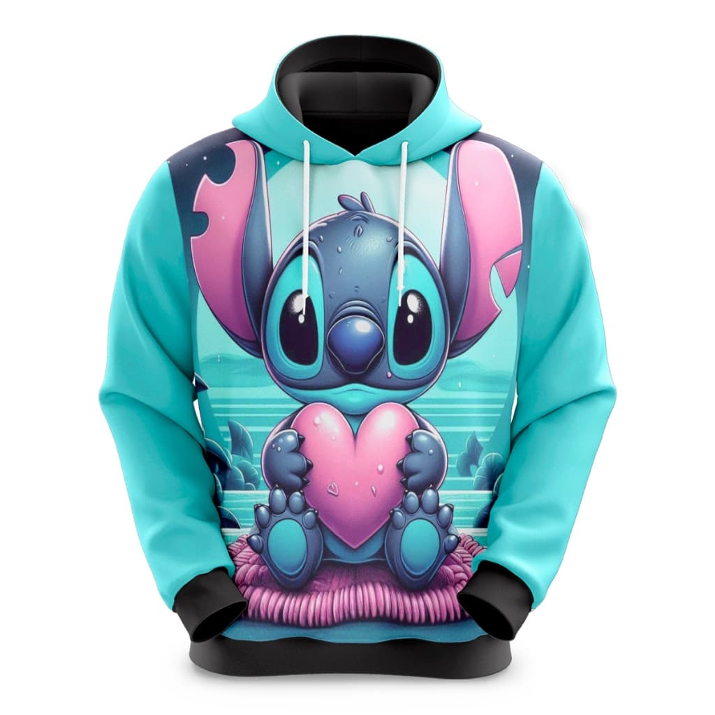 Blusa de Moletom Sublimado Adulto Desenho Animado Novidade Top