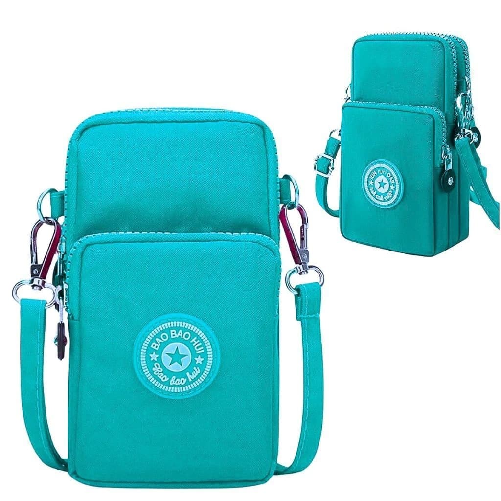 Bolsa Feminina Transversal Bag Mini Pochete  Porta Cartão  Celular Moeda
