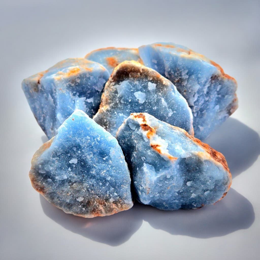 Pedra Bruta Angelita 20g A 30g Unidade 100% Natural