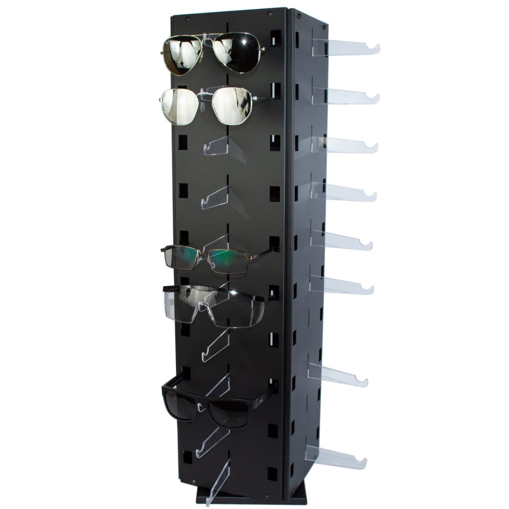 Expositor De Balcão Giratório Para 40 Óculos Em Metal
