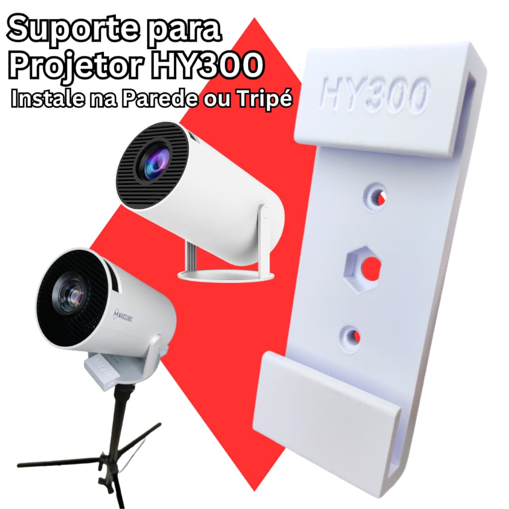 Suporte para Projetor Hy300 para Instalar na Parede, Teto ou Tripé MagCubic Salange Transpeed