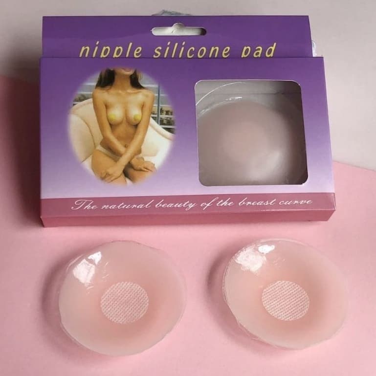 KIS 2 Tapa Peito Silicone Bico Sutiã Adesivo Esconde Seios Aureola