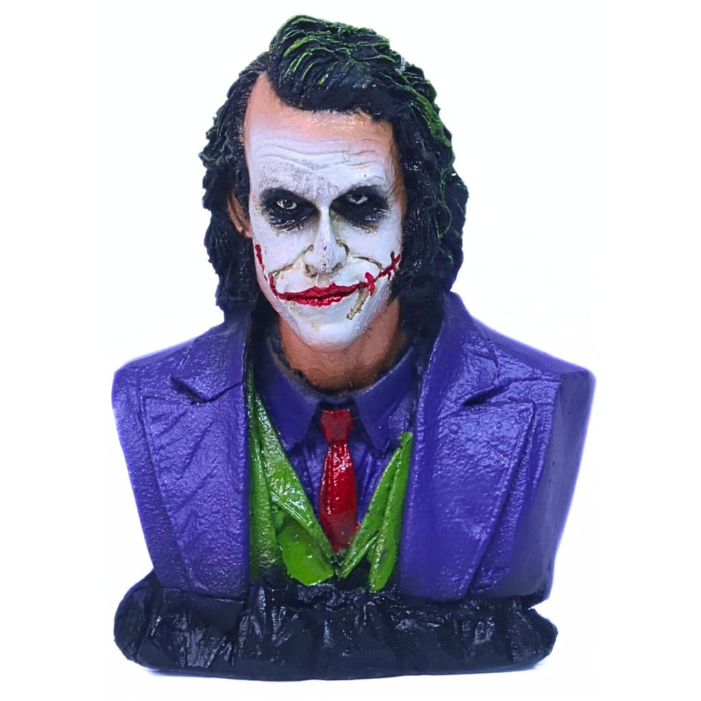 Boneco Colecionável Busto Action Figure Coringa Joker DC Comics Resina