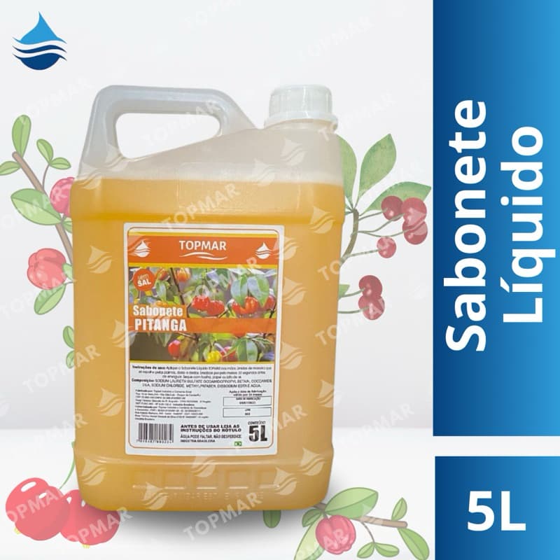 Sabonete líquido TOPMAR Pitanga 5 litros