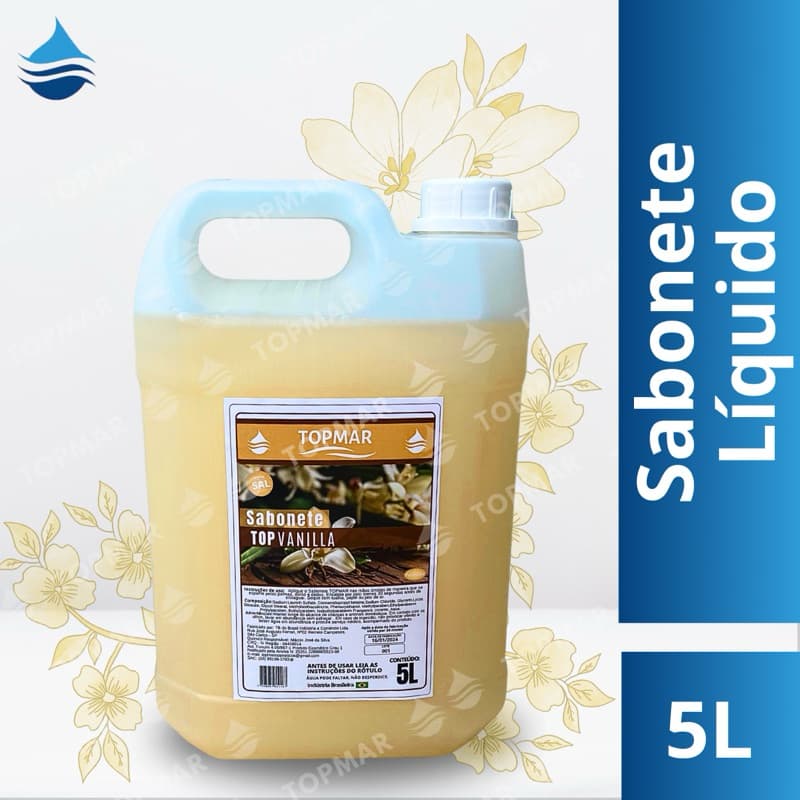 Sabonete Líquido Baunilha TOPMAR 5L