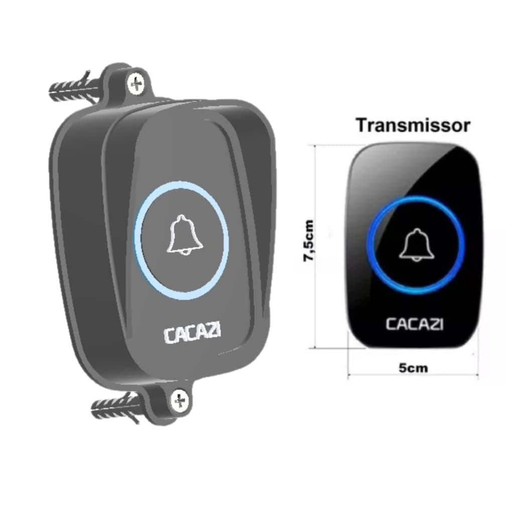 Proteção / Protetor Roubo Chuva para Campainha Eletrônica S021 - Cacazi A10, Hyh10 e HYA10