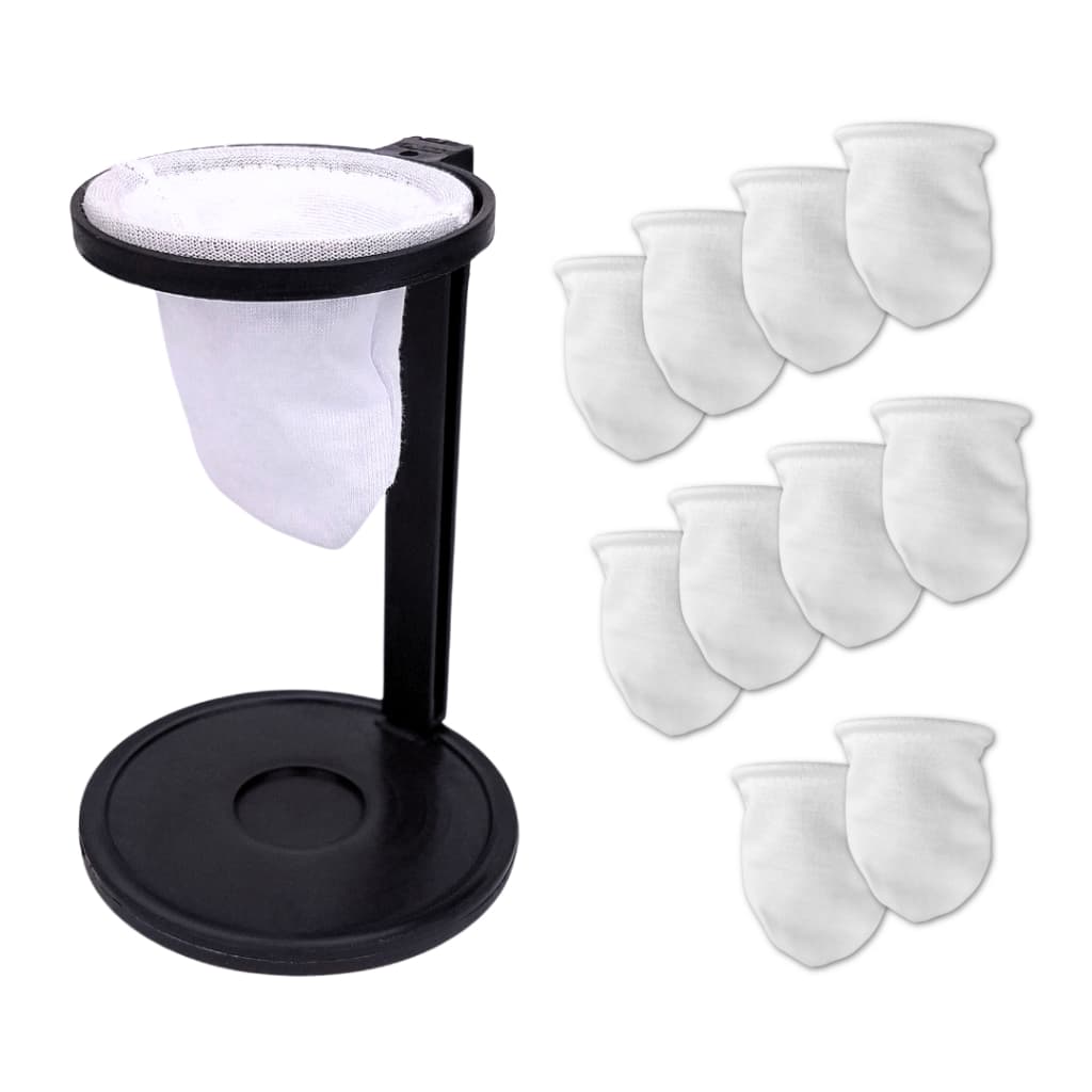 Mini Coador De Café Individual de Pano Gourmet com Suporte Desmontável + Refil Extras