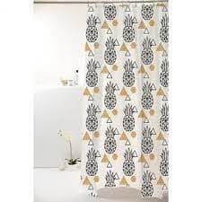 CORTINA DE BOX KIT COM 3PEÇAS PLASTICO GROSSO 0,15 COM GANCHO E ILHÓS