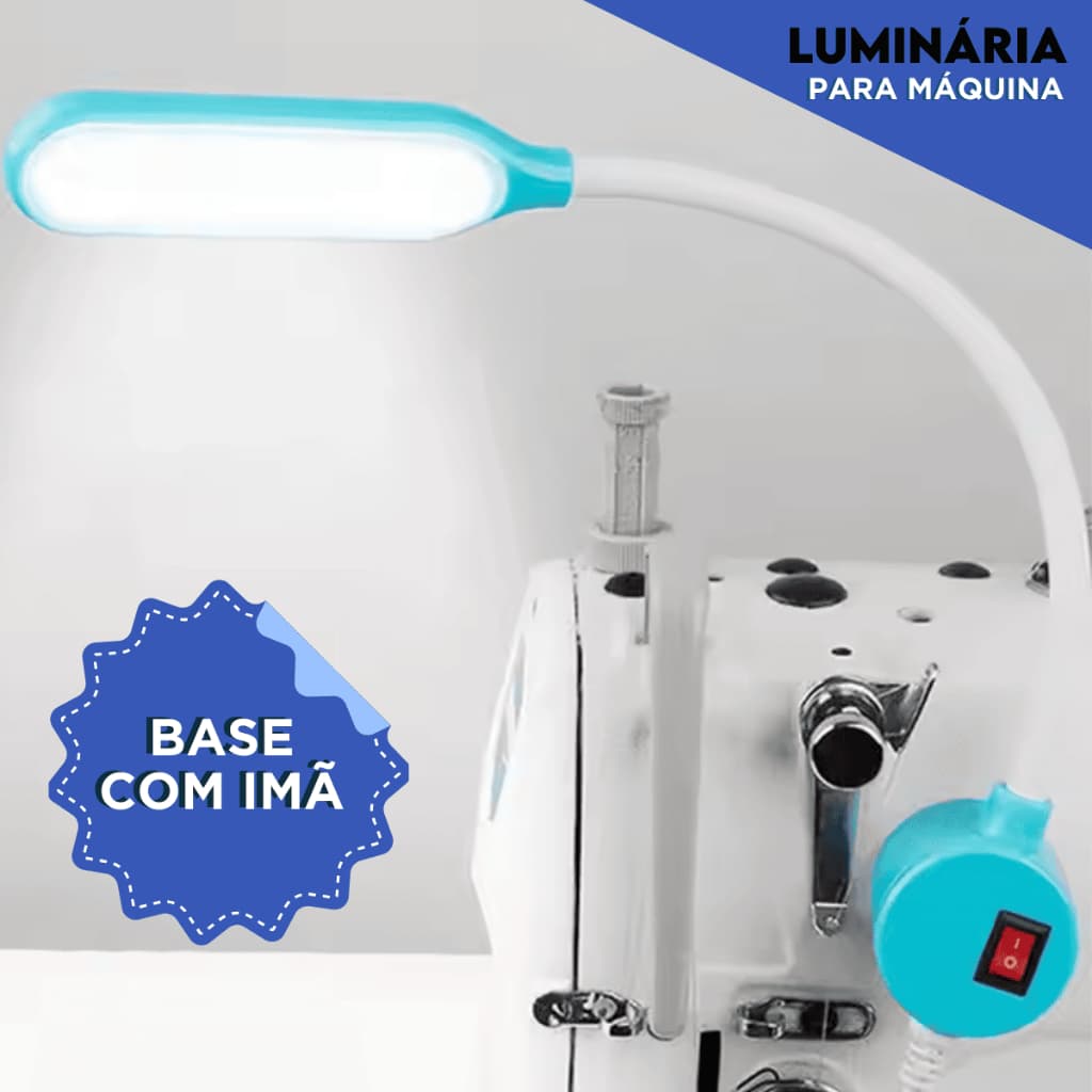 Luminária para maquina de costura com imã - Mazzal