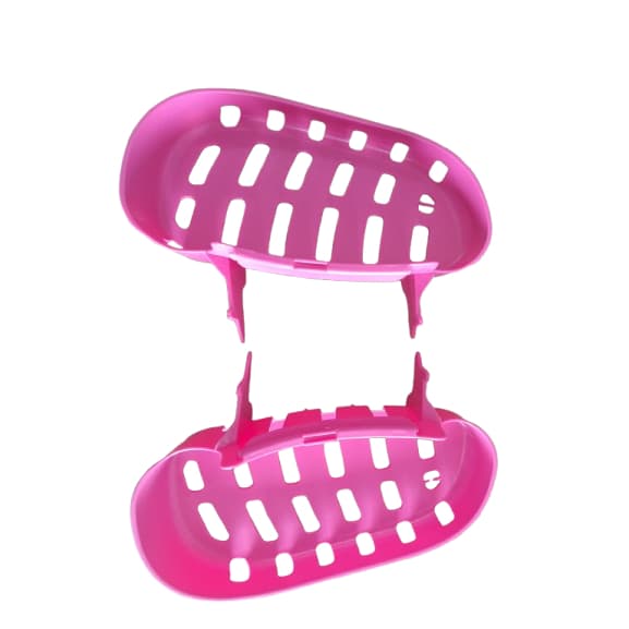 Kit 2 Apoio de Pé Unicornio Fantasy Rosa Original Calesita