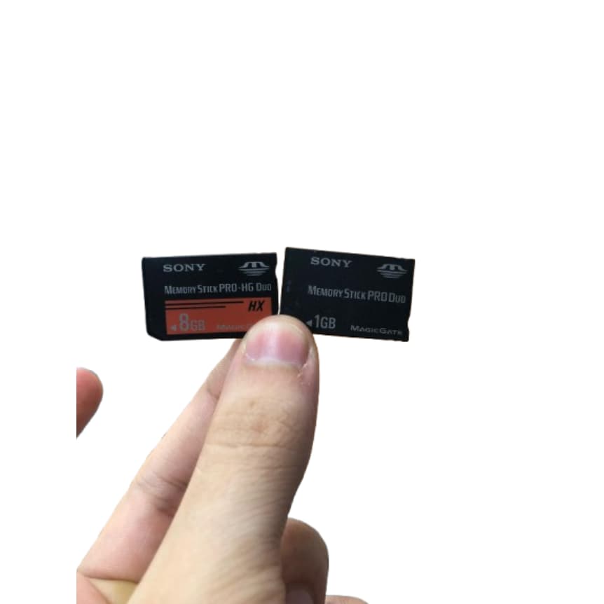 Cartão de Memória Sony HX 8GB Memory Stick PRO Duo + 1GB (Usado) Psp