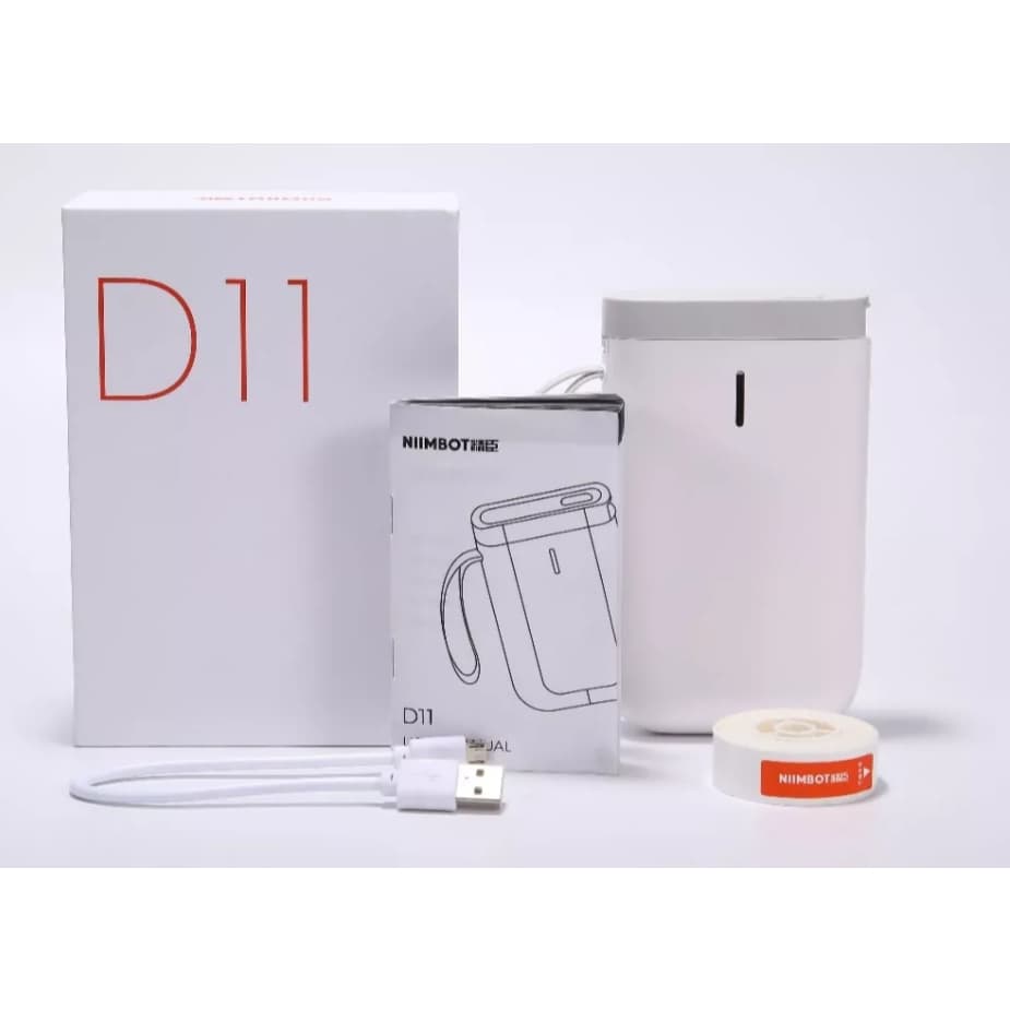 Impressora Power Niimbot D11 Classic Portátil Etiquetas Cor Branco