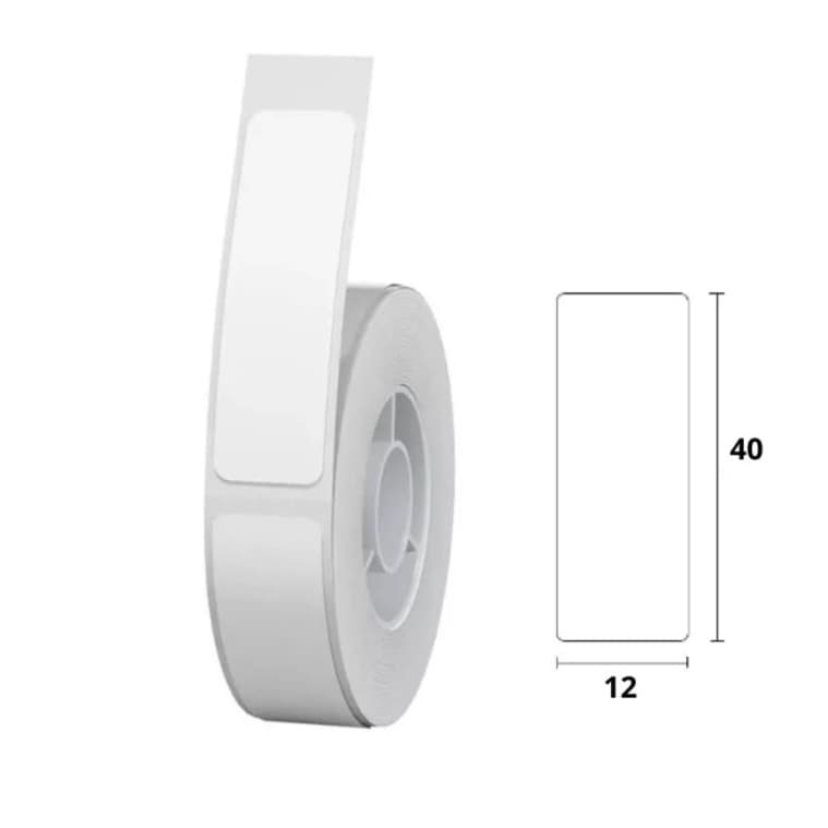 1 Rolo Etiqueta Niimbot D110 D101 D11 12x40mm (155pçs)