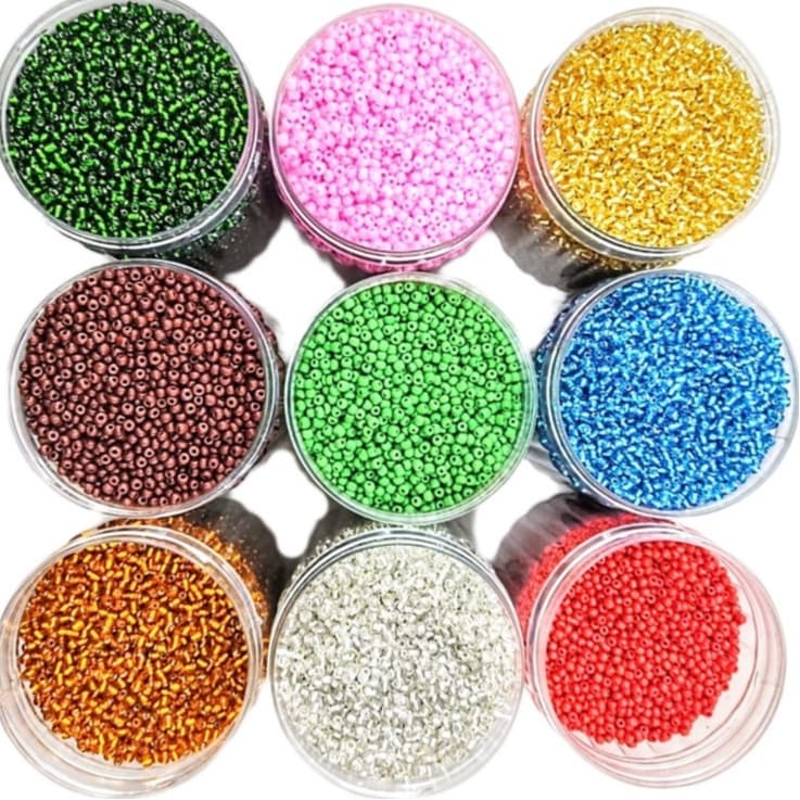 Miçanga Missanga Conta para Guias Umbanda Candomblé Tererê Cores 50g