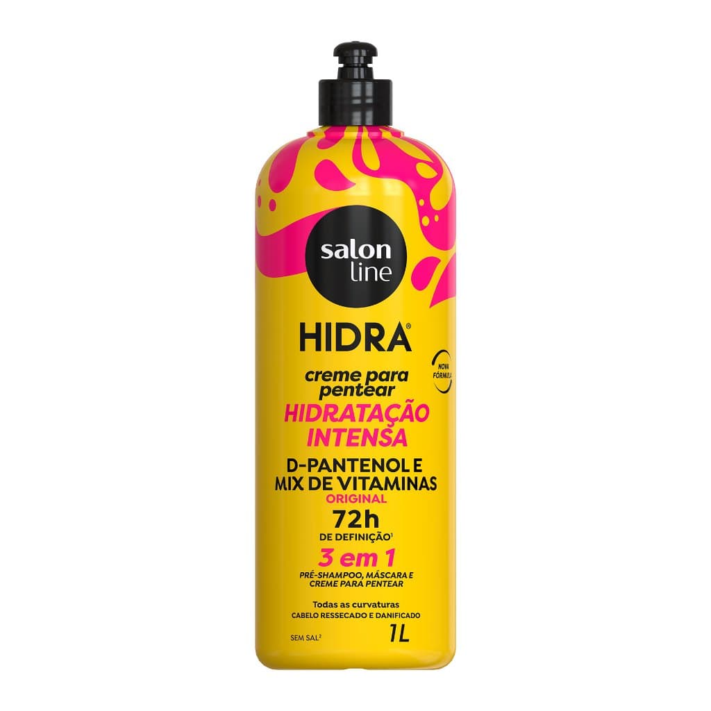 Creme para Pentear Hidra Hidratação Intensa Salon Line 1 Litro