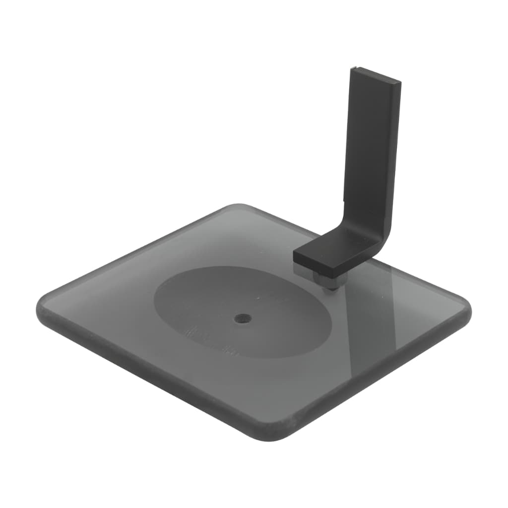 Saboneteira De Vidro Fumê Para Banheiro Luxo Preta