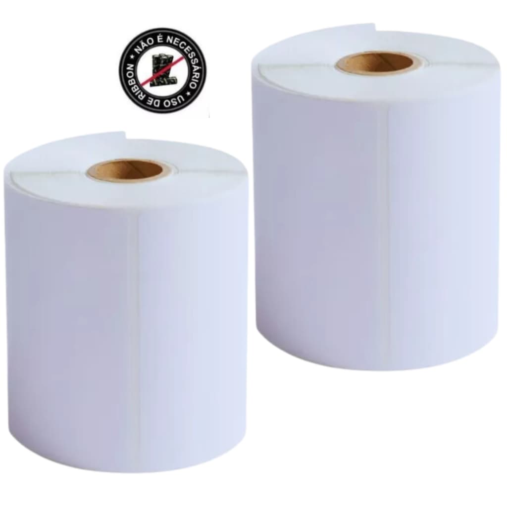 400 Etiquetas 10x15 100x150 Térmica Serrilha Zebra Elgin