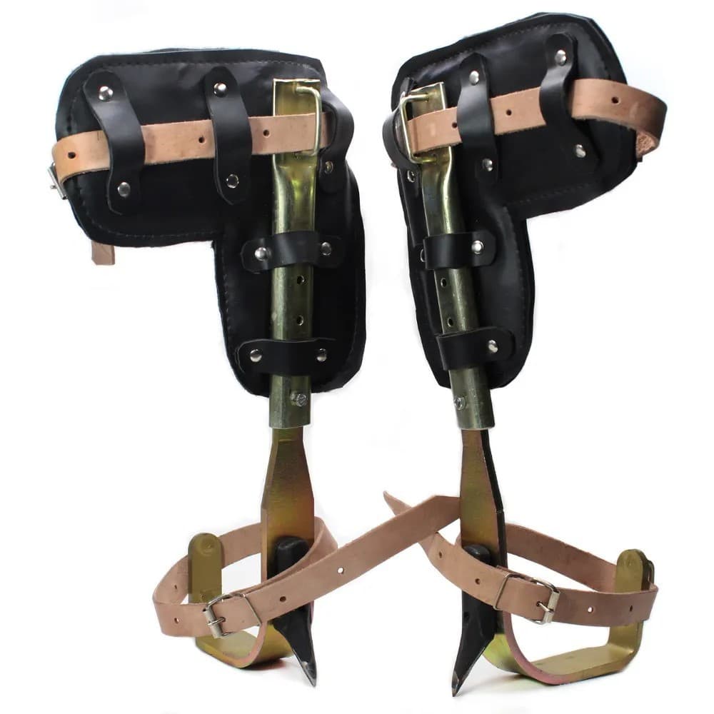 Espora Para Poste De Madeira e Árvores Com Bico Completa Trava Quedas