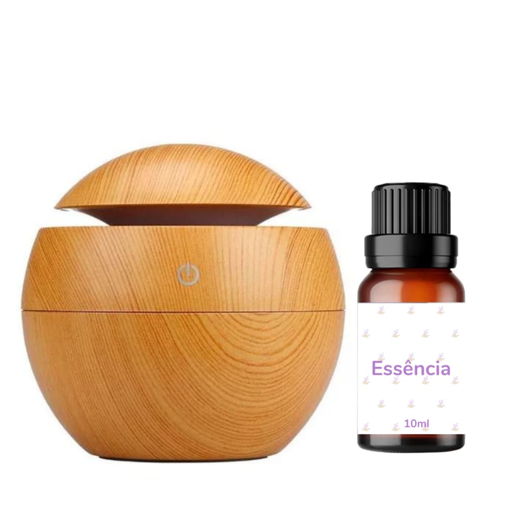 Umidificador  Aromatizador De Ar Portátil Usb Ultrassônico + Essência