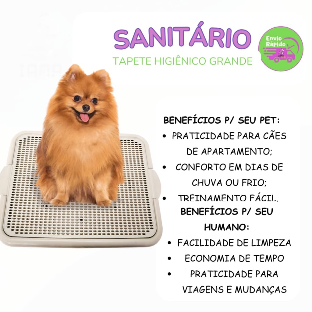 SANITÁRIO HIGIÊNICO TAPETE GOOD EDUCA PET CARE SANITARIO CÃES COR BRANCA - OFFWHITE