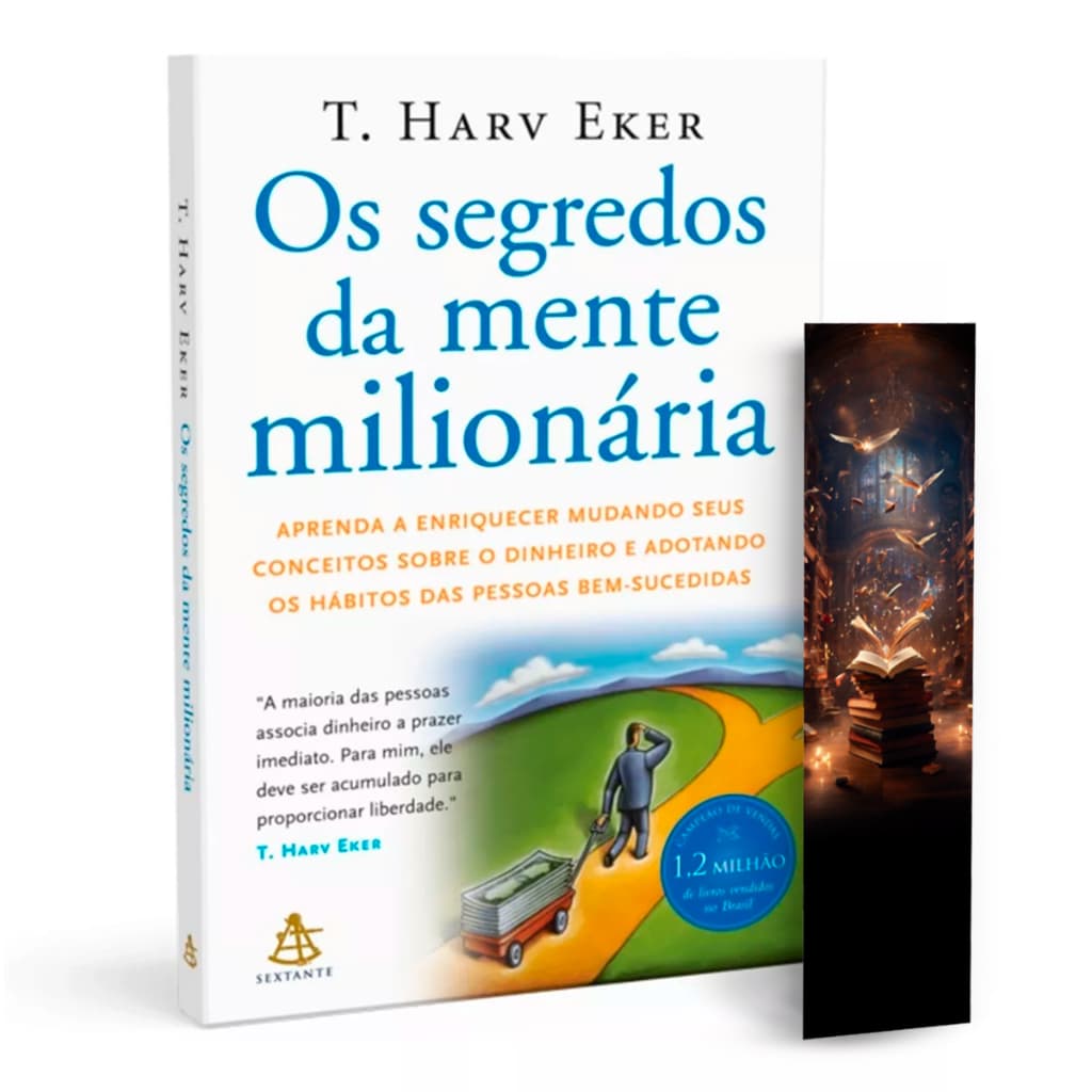 Livro Os Segredos Da Mente Milionária De T. Harv Eker - Marca Páginas