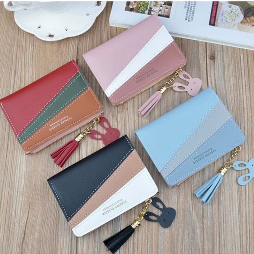 Carteira 4 em 1 Feminina Corino Porta Cartões, Notas, Identidades, Moedas 7789