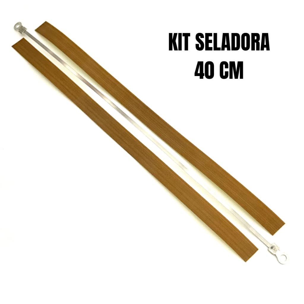 Kit Reparo Seladora Resistência Fita Níquel + Teflon 40cm