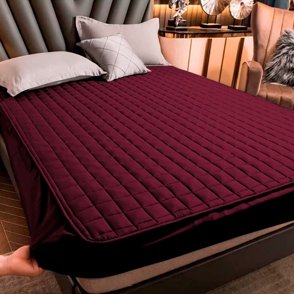 Protetor Impermeável Capa De Colchão Matelada Ultrassonica Solteiro Casal Queen King com Elástico
