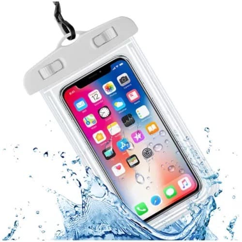 Capa Bolsa Prova Dágua Impermeável Celular Transparente Universal