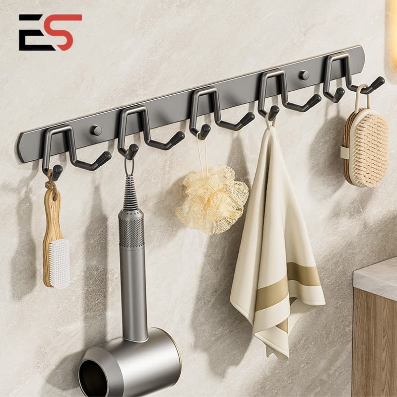 Ganchos Modernos Montados Na Parede Em Metal Perfeitos Para Toalhas Mochila Casacos  Roupas Chapéu Chave  Colher ES