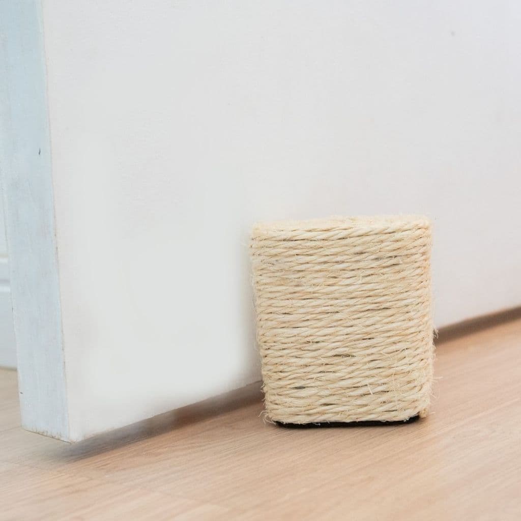 IOWOX Peso Porta Quadrado Corda Sisal Total Sem Alça 1kg Cimento