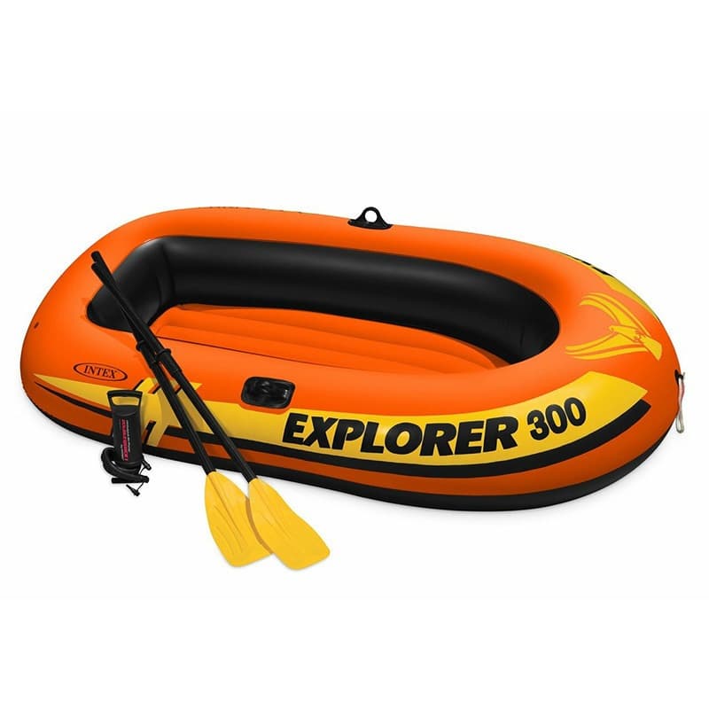 Bote Inflável Explorer 100/200/300 Par Remos Bomba Intex