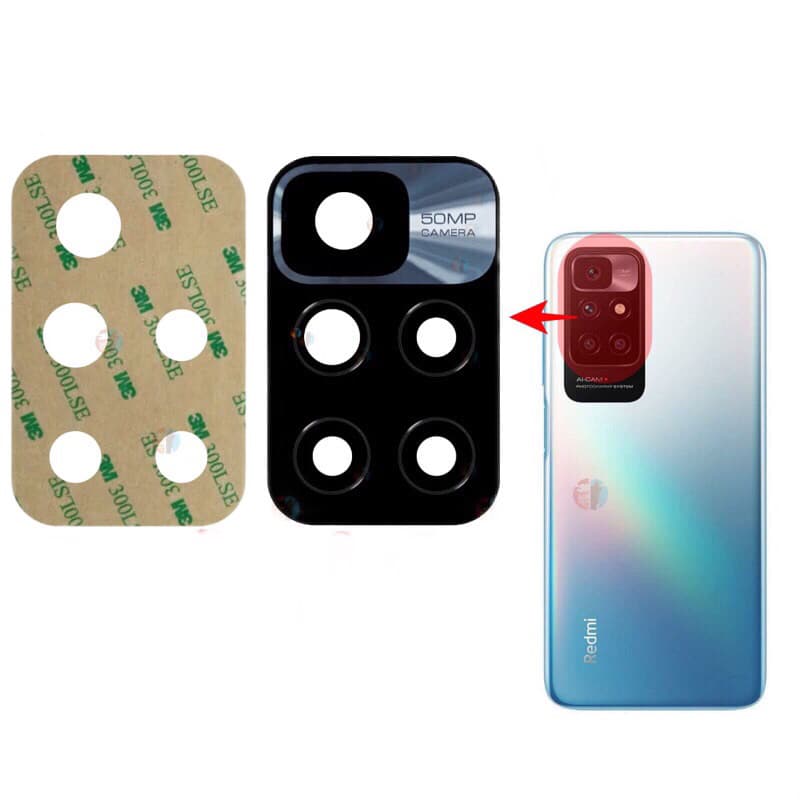 Lente Vidro Câmera Traseira Xiaomi Redmi 10 2022