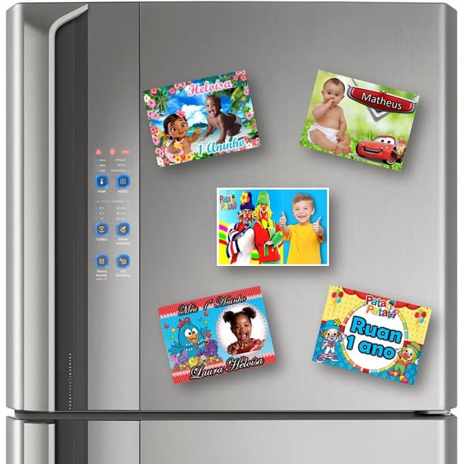 Imã de Geladeira Personalizado Você escolhe o tema