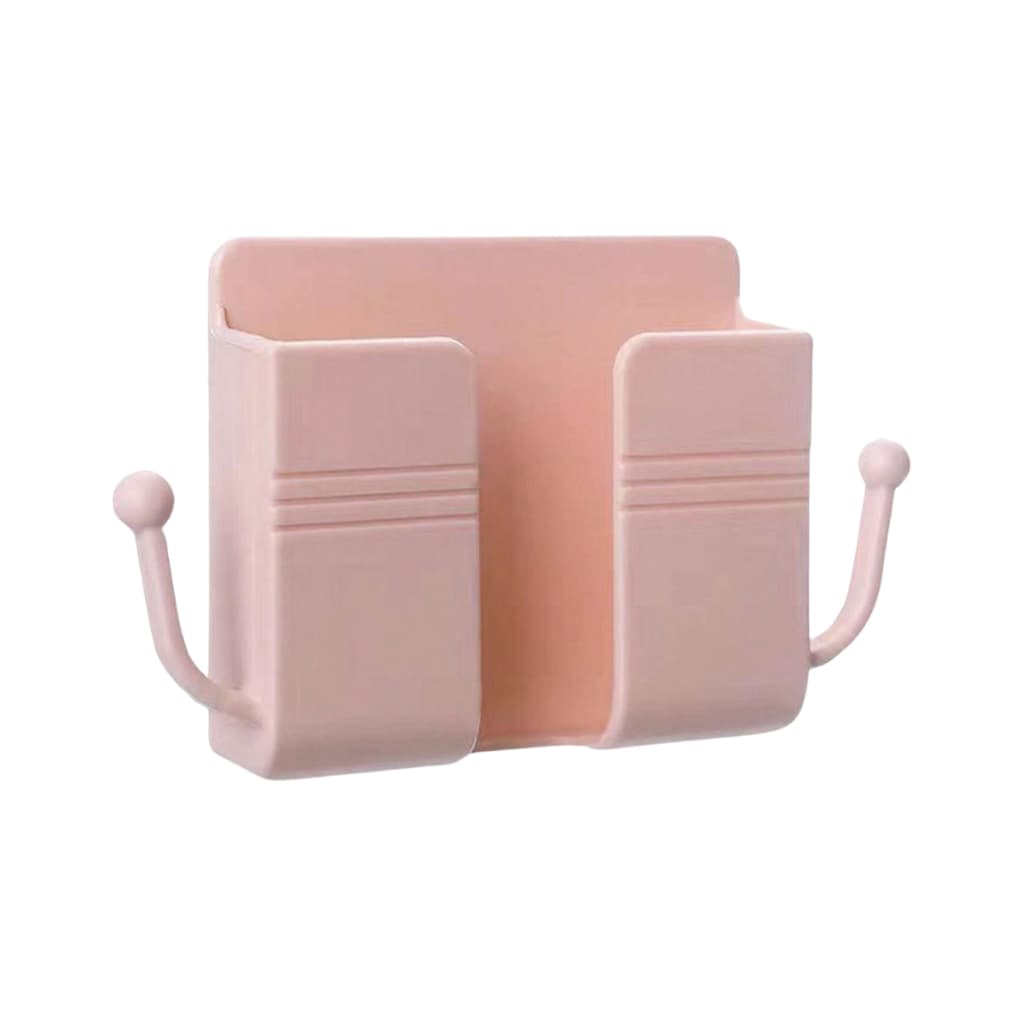 Suporte de Parede Plástico Autocolante Multiuso para Celular com Ganchos