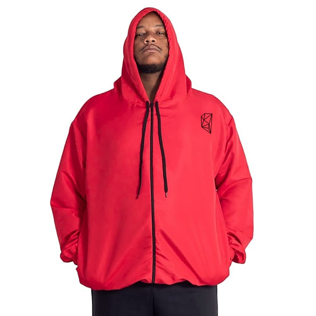 Jaqueta Corta Vento Blusa Frio Grande Plus Size Estampado Caminhada Corrida