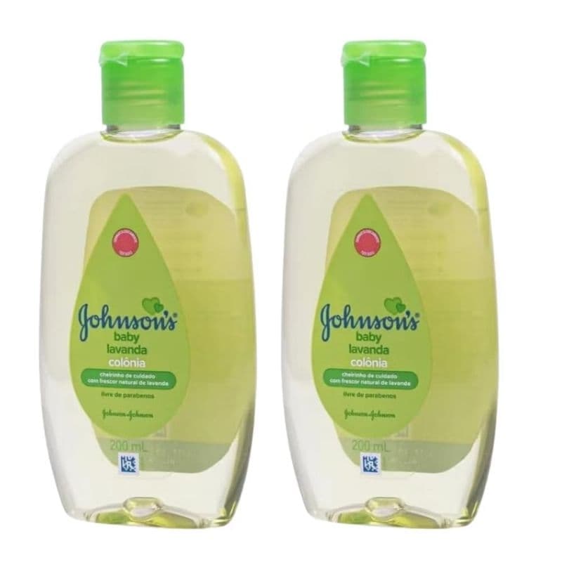 Kit 2 unidades Colônia Johnson's Baby Lavanda 200ml