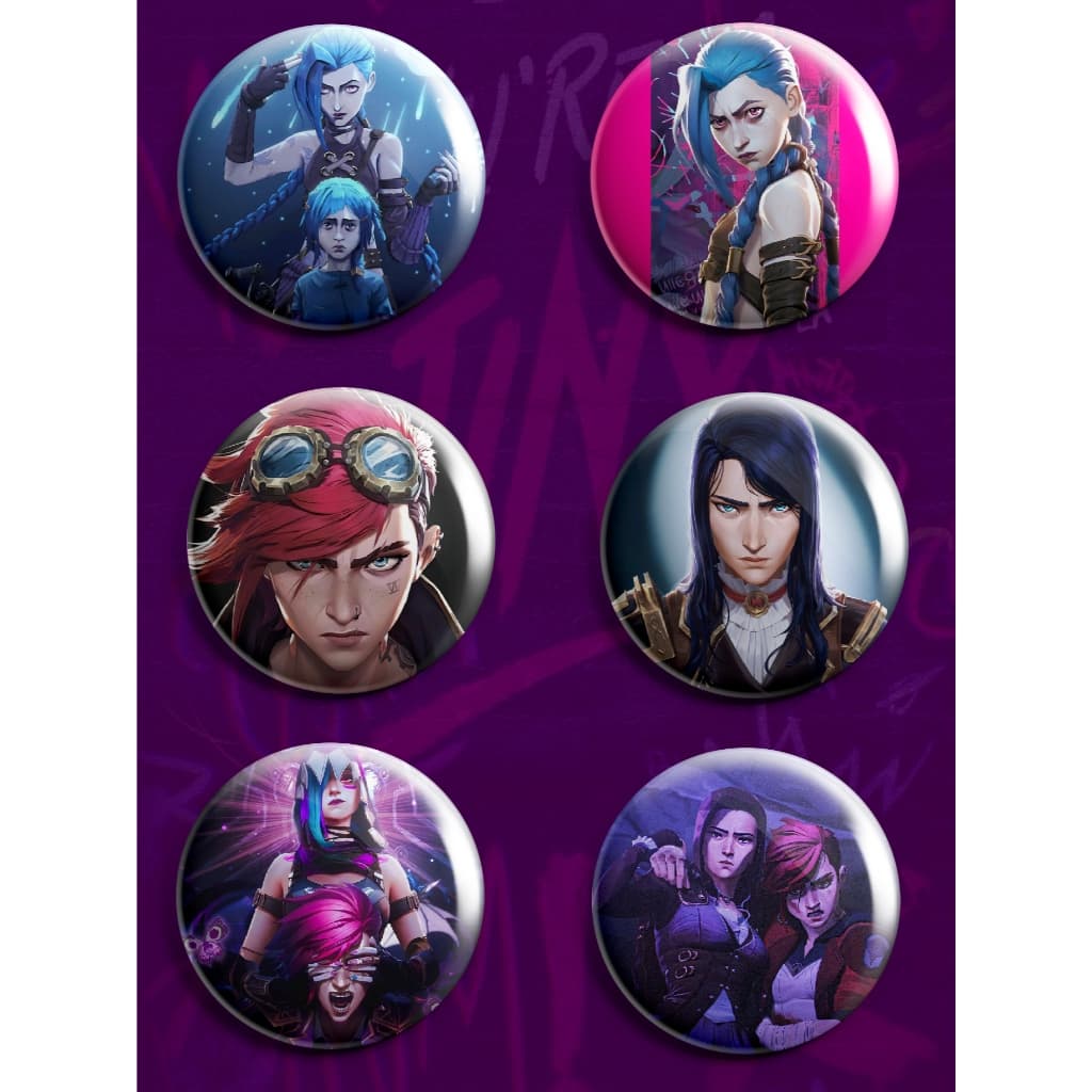 Bottons Broche Anime Arcane