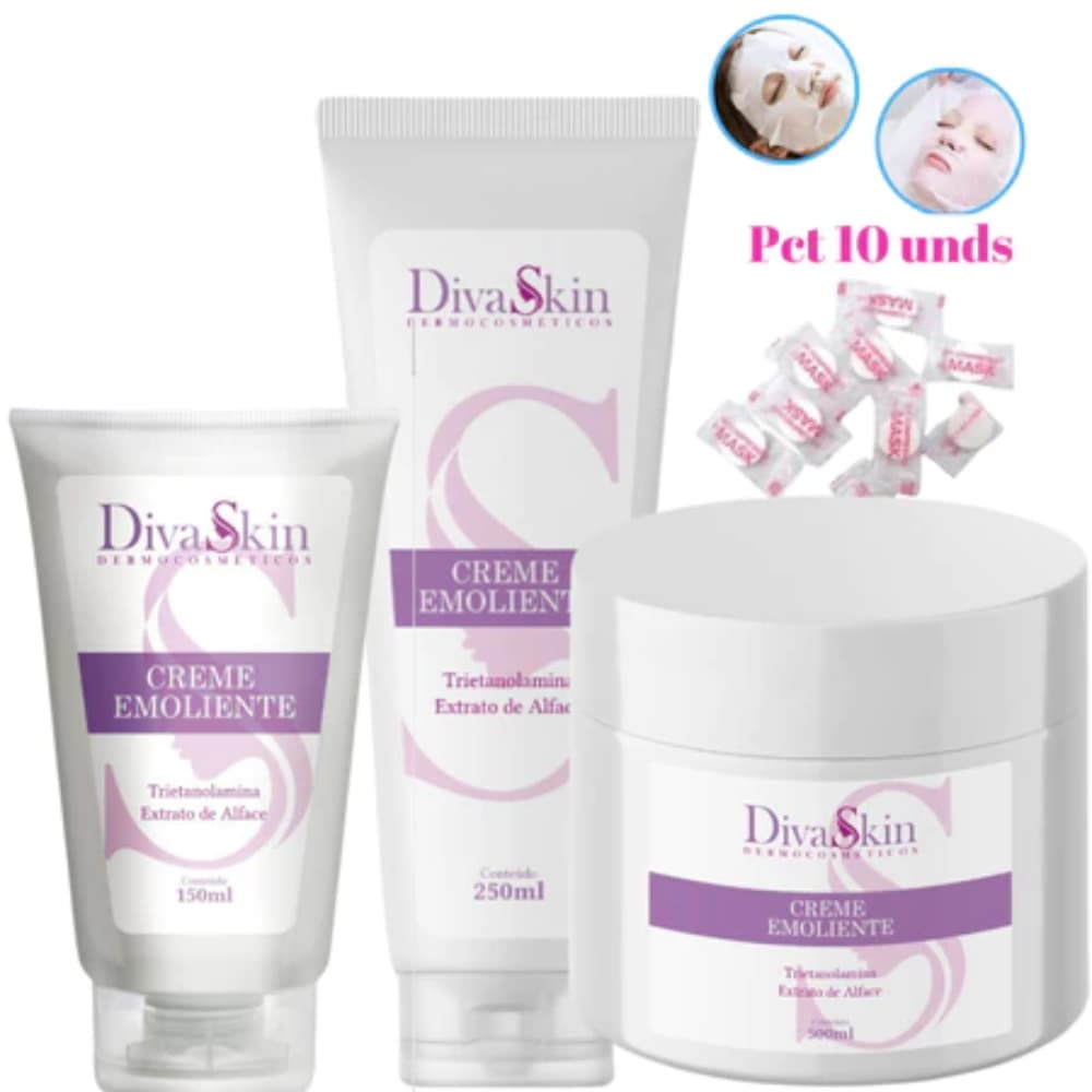 Creme Emoliente Amolecedor Cravos Espinhas - DivaSkin