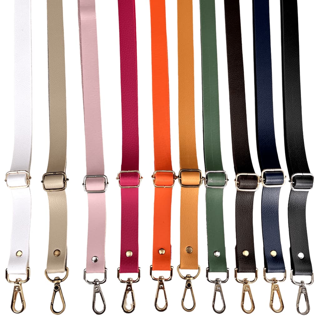 Alça transversal com regulagem em couro sintético